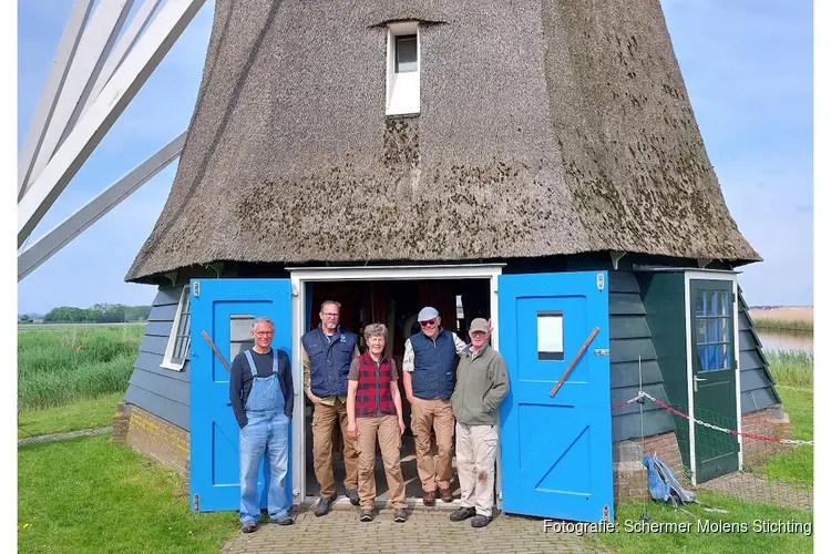 Bezoek korenmolen De Otter zondag 7 september op Schermer Maaldag