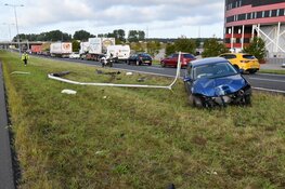 Veel schade en vertraging na ongeval op N242