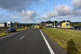 Veel schade en vertraging na ongeval op N242