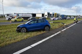 Veel schade en vertraging na ongeval op N242