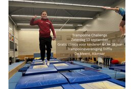 Gratis clinic Trampolinespringen bij trampolinevereniging Triffis in de Meent Alkmaar