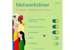 Netwerkdiner Bites & Business op 18 september: verbinden en inspireren in Alkmaar