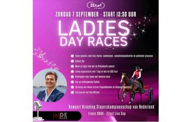Zondag 7 September LADIES DAY in de Alkmaar ZEturf Live Arena met het Stayerskampioenschap van Nederland