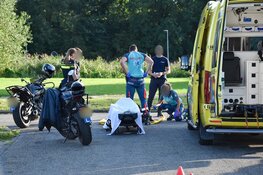 Man gewond na val tijdens rijles in Alkmaar