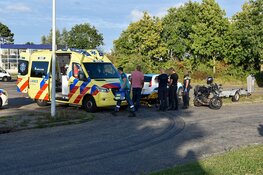Man gewond na val tijdens rijles in Alkmaar