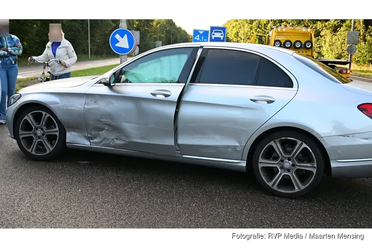 Veel schade bij ongeval op N9 bij Alkmaar