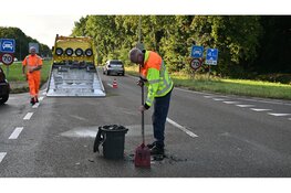 Veel schade bij ongeval op N9 bij Alkmaar