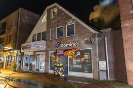 Flinke brand bij Domino's Pizza in Heiloo