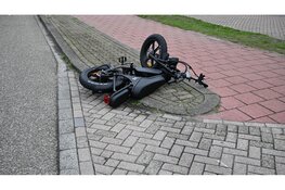 Fatbiker komt in botsing met automobilist in Alkmaar