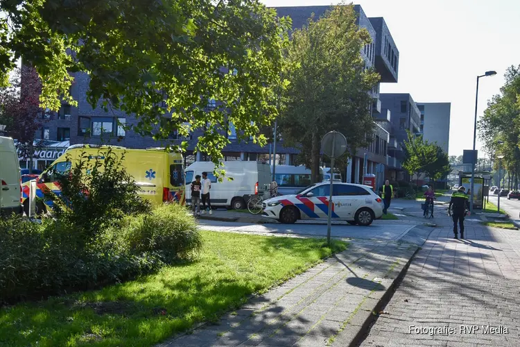 Fietsster aangereden op Muiderwaard