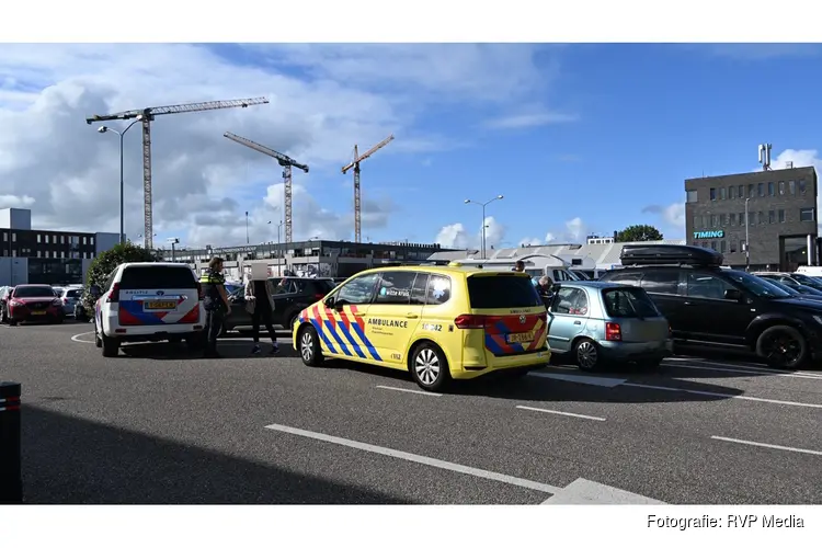 Schade na ongeval in Alkmaar