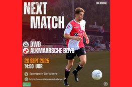 Alkmaarsche Boys op bezoek bij DWB