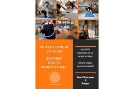 Gratis proeflessen in oktober bij Pilates Studio To Flow