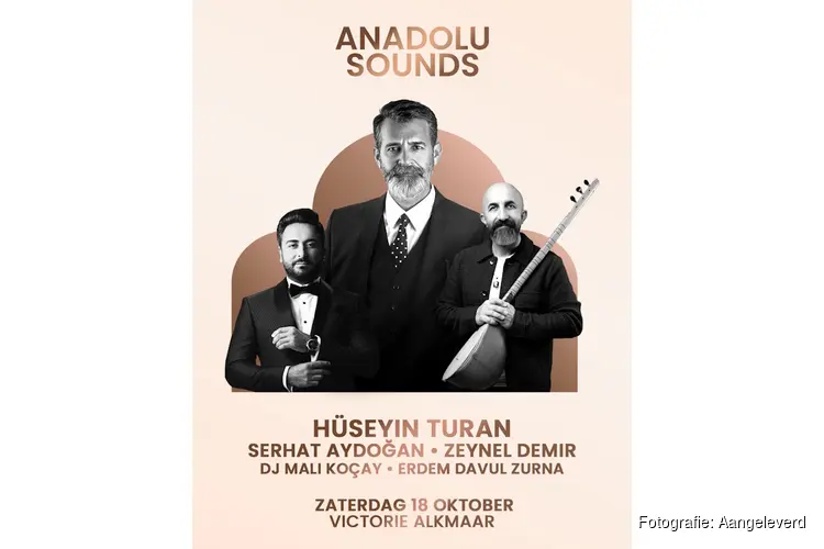 Turkse volksmuziek met Anadolu Sounds in Podium Victorie