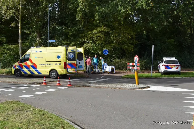 Fietser naar het ziekenhuis na val in Heiloo