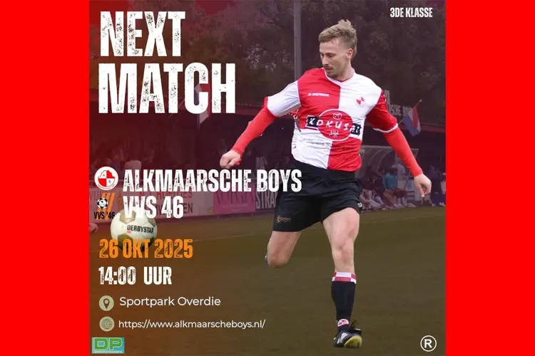 Alkmaarsche Boys ontvangt VVS '46