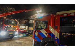 Brand in schoorsteen van woning aan Ilpenwaard