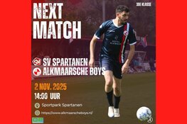 Alkmaarsche Boys op bezoek bij Spartanen