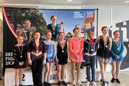Succesvolle Victorie Cup met 6 podiumplaatsen voor kunstrijders Deen Figure Skating in Alkmaar