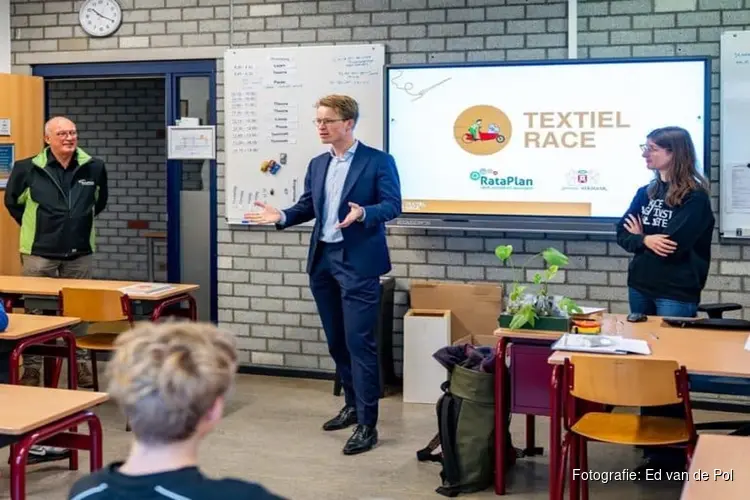 Textiel Race van start op middelbare scholen in Alkmaar