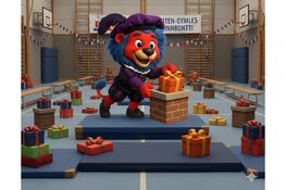 Klimmen, klauteren en pakjes bezorgen tijdens ouder/kind Pietengym