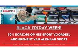 Black Friday deal bij zwembad Hoornse Vaart, ijsbaan De Meent en zwembad De Hout