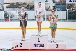 2x Goud voor kunstrijders Deen Figure Skating tijdens KNSB A Selectiewedstrijd kunstrijden in Alkmaar