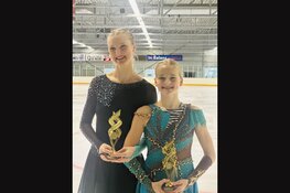 2x Goud voor kunstrijders Deen Figure Skating tijdens KNSB A Selectiewedstrijd kunstrijden in Alkmaar