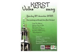 Volkskerstzang op zaterdag 20 december 2025 in de Grote Kerk