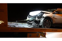 Meerdere gewonden bij kettingbotsing op N242