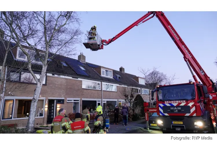 Brandweer rukt uit na schoorsteenbrand