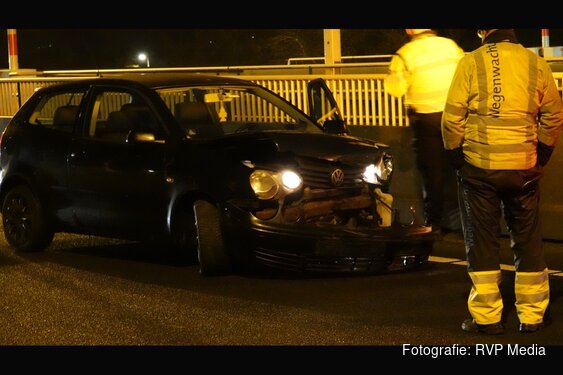 Eenzijdig ongeval op Leeghwaterbrug