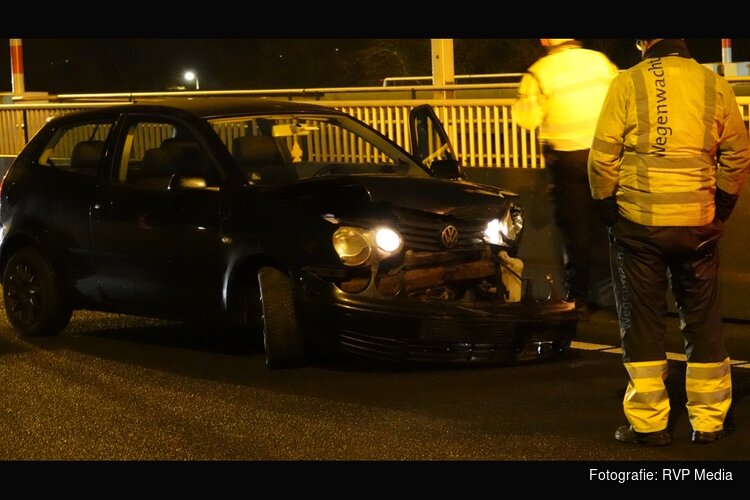 Eenzijdig ongeval op Leeghwaterbrug