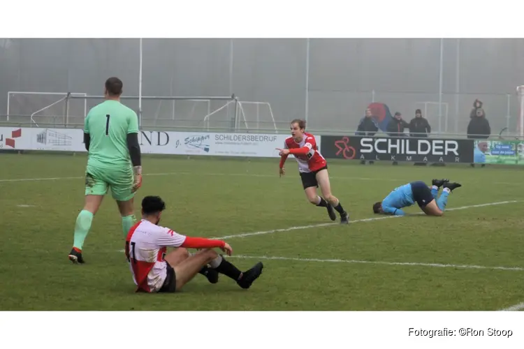 Alkmaarsche Boys scoort zevenklapper in één helft