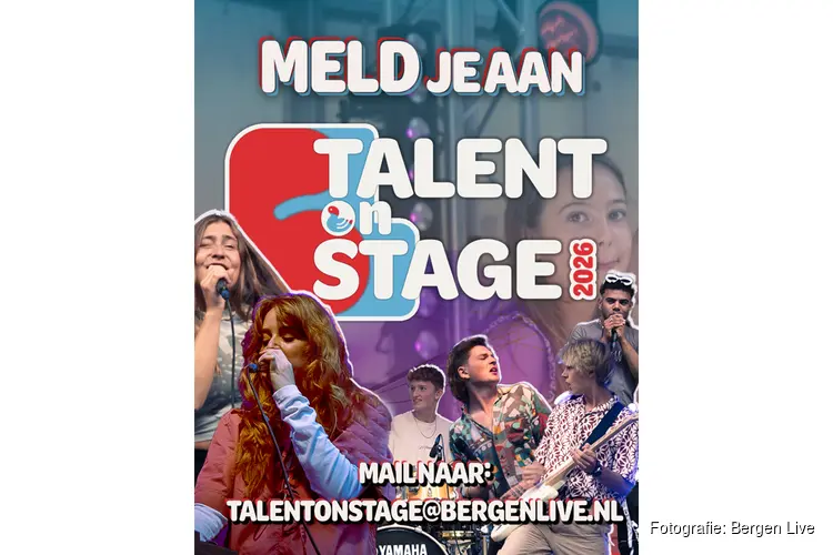 Meld je aan voor Talent on Stage bij Bergen Live