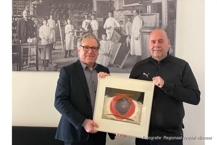 Collectie Jacob Boots naar Regionaal Archief. Bergense kunstenaar schilderde ‘Space Motifs’