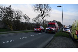 Persoon te water op Noorderkade in Alkmaar