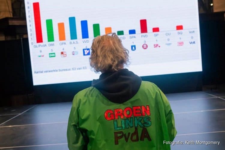 Uitslag gemeenteraadsverkiezing: GL-PVDA grootste, FvD klimt fors, Status Quo haalt zetel