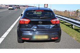 Drie voertuigen betrokken bij kop-staartbotsing op A9 bij Alkmaar