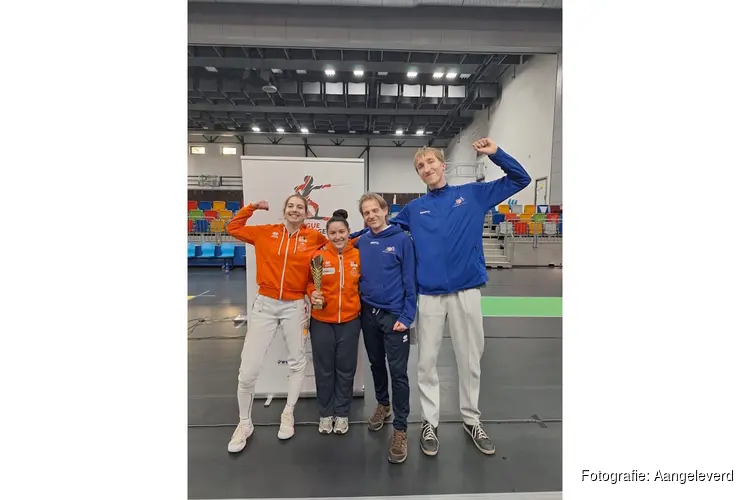18-jarige Nederlands kampioene Talitha Sluman wint brons in Praag