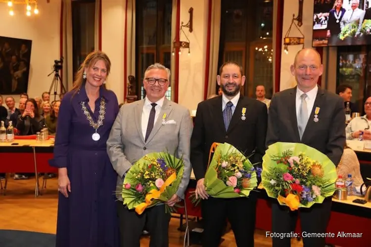Koninklijke onderscheidingen voor drie vertrekkende raadsleden
