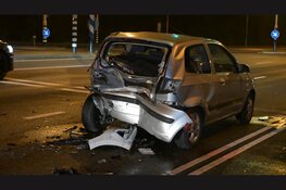 Gewonde bij ongeval met drie voertuigen op N245