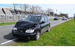 Ongeval met gewonde op de N9 ter hoogte kruising Kennemerstraatweg richting de Meent