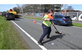 Ongeval met gewonde op de N9 ter hoogte Kruising Kennemerstraatweg richting de Meent