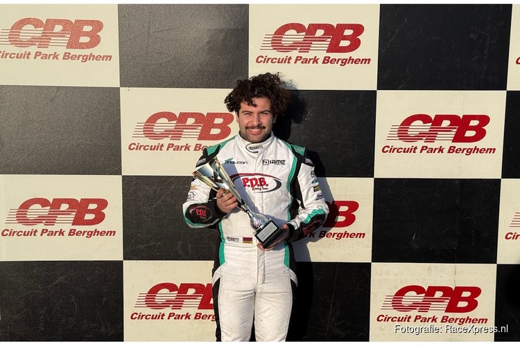 Karter Maxim Haroutounian pakt bij rentree direct podium
