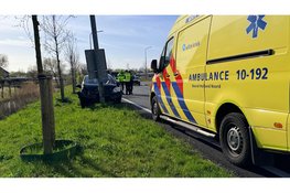 Automobilist gewond na crash op Hertog Aalbrechtweg in Alkmaar