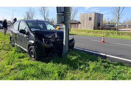 Automobilist gewond na crash op Hertog Aalbrechtweg in Alkmaar