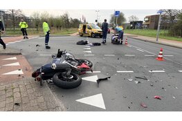 Motorrijder ernstig gewond bij ongeval in Alkmaar