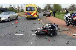 Motorrijder ernstig gewond bij ongeval in Alkmaar