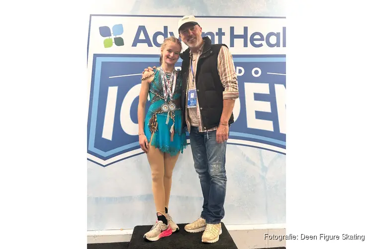 Zilver voor Alkmaarse Summer Wijkhuizen bij grote Amerikaanse kunstschaatswedstrijd